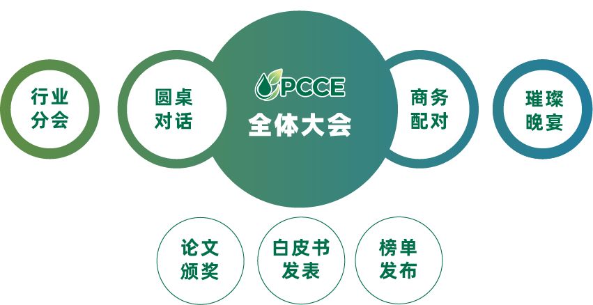 全体大会、行业分会、圆桌对话、商务配对、璀璨晚宴、论文颁奖、白皮书发表、榜单发布